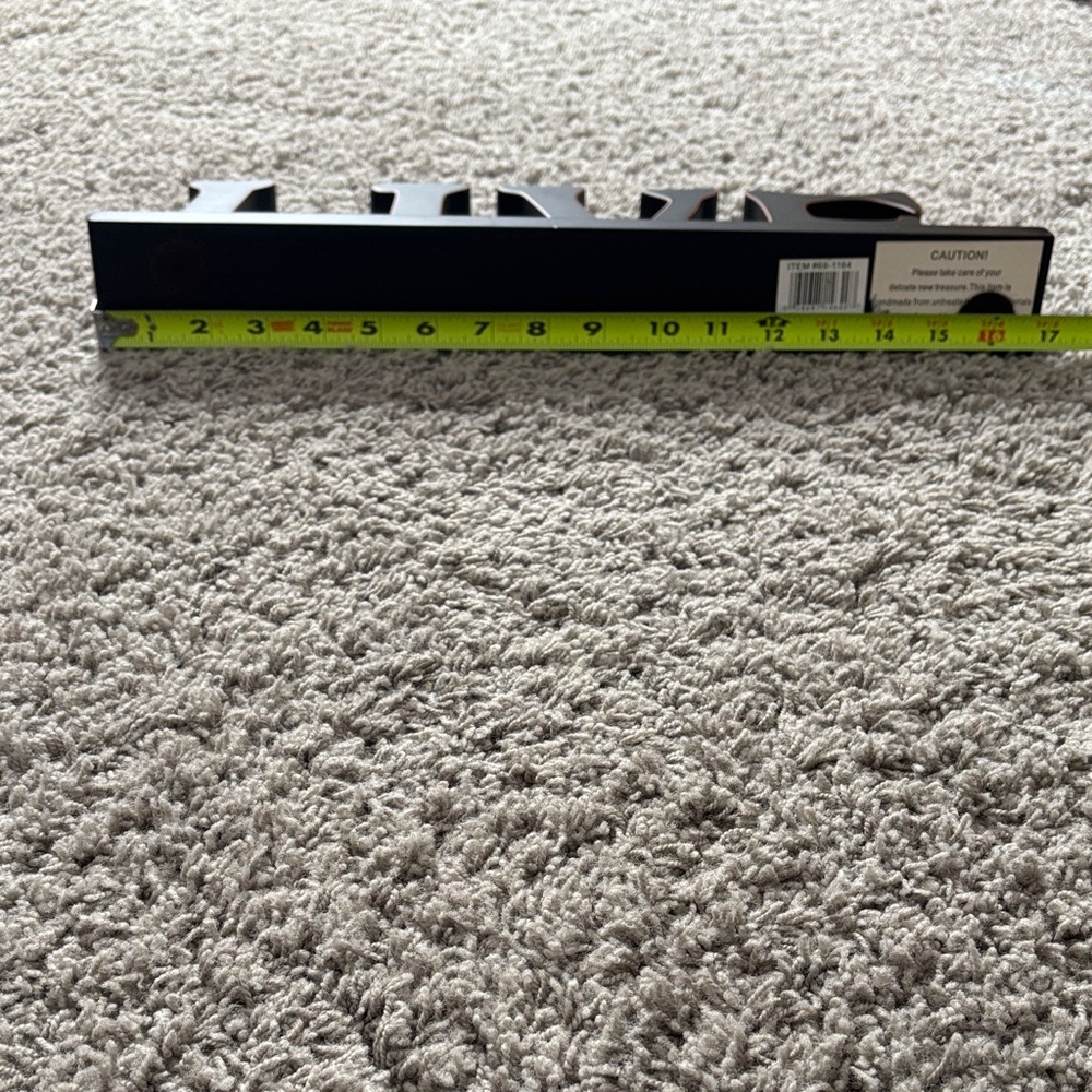 ‘LIVE' Shelf Sign - black - Picture 6 of 10